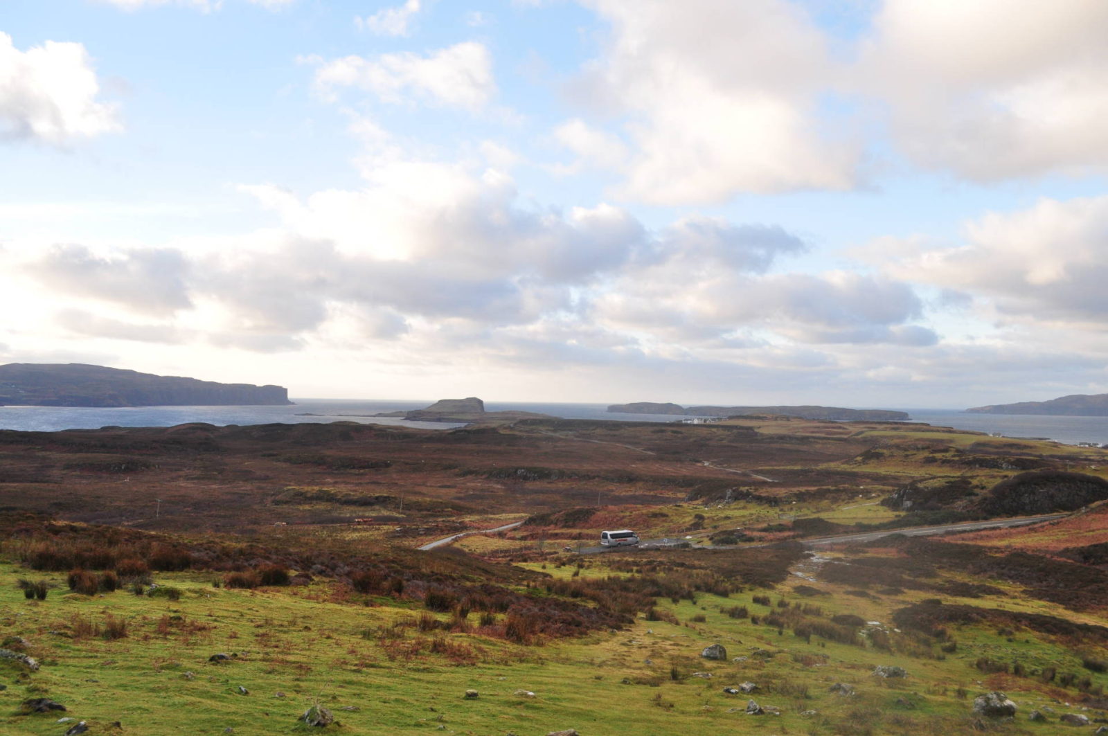 Exploring the Scottish Highlands. 