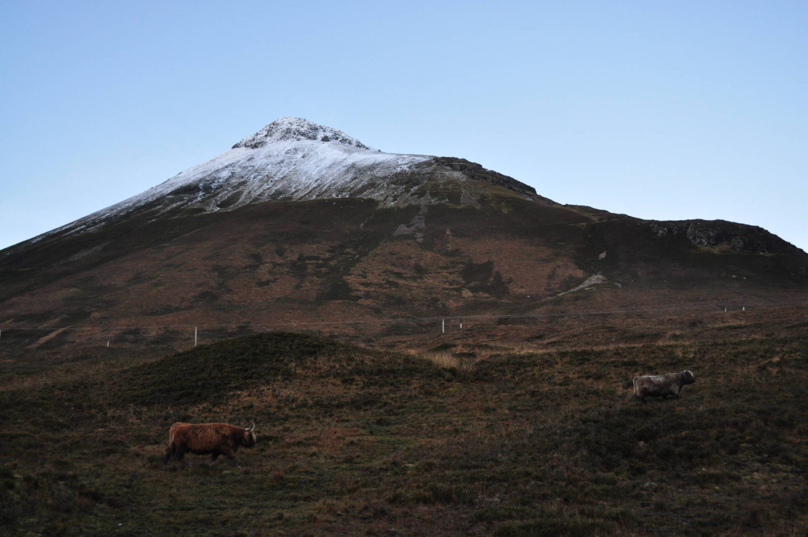 Exploring the Scottish Highlands. 